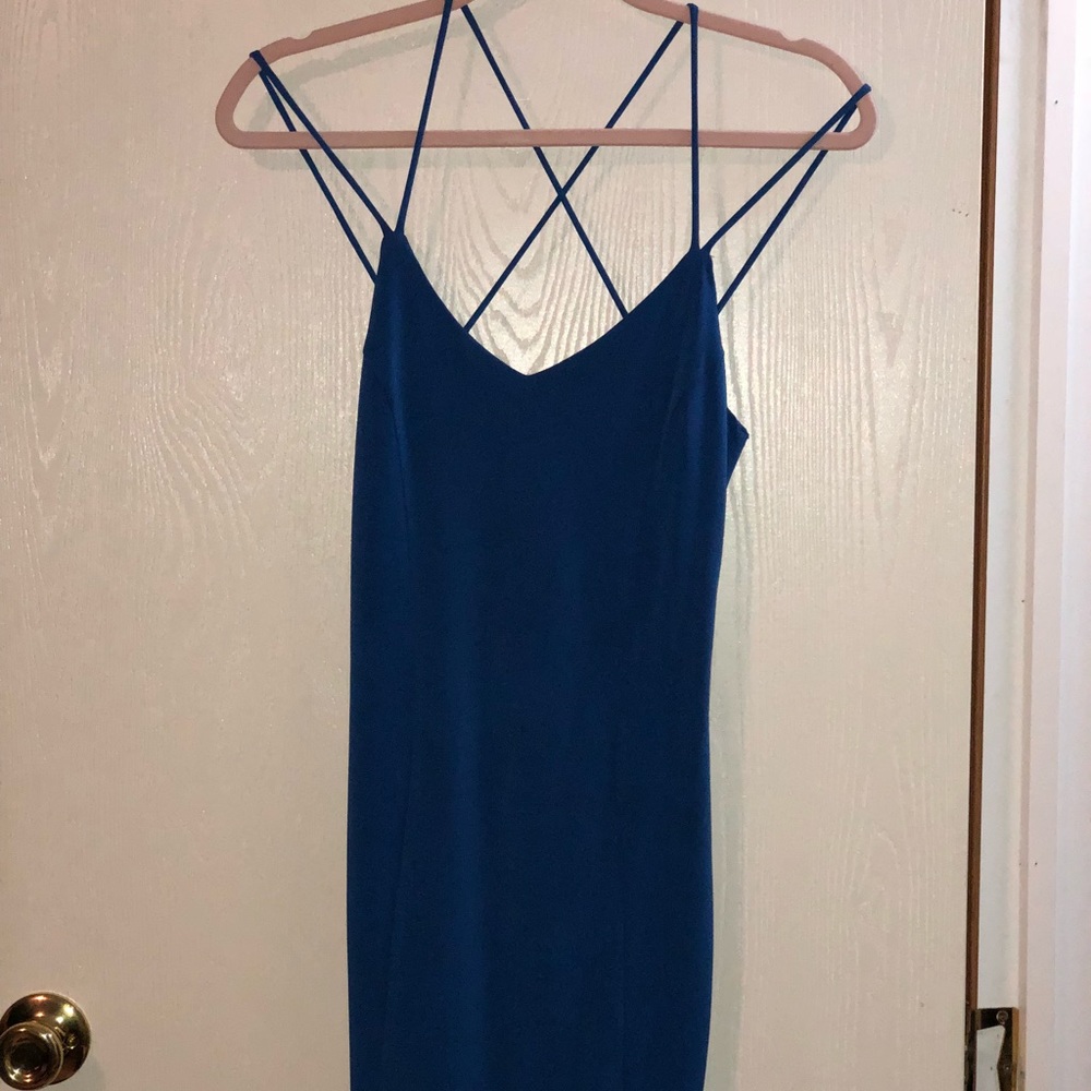 Blue dress